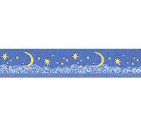 A.S. Création 911612 9116-12 Only Borders 10 - Cenefa (5 m x 0,13 m), color azul y amarillo