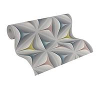 Livingwalls Papel pintado no tejido Scandinavian 2 96042-2 Estrella 10,05x0,53m azul/gris/rosa