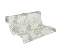 A.S. Création Antigua 390943 - Papel pintado (10,05 m x 0,53 m), diseño floral, color crema