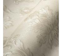 A.S. Création Architects Paper WTD 32422-1 Luxury - Papel pintado para pared, diseño barroco (10,05 m x 0,53 m), color crema metalizado