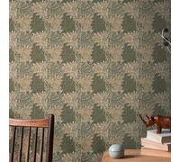 A.S. Création Art of Eden 390584 - Papel pintado para pared, diseño floral, 10,05 m x 0,53 m, fabricado en Alemania