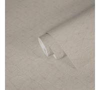 A.S. Création Artdeco 387425 Greige Nara - Papel pintado (10,05 x 0,53 m), color blanco