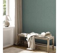 A.S. Création Attractive 2 390266 - Papel pintado (10,05 m x 0,53 m), color verde y dorado