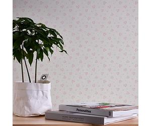 A.S. Création Blümchen 390673 Maison Charme 390673 - Papel pintado no tejido, diseño floral, 10,05 m x 0,53 m, fabricado en Alemania