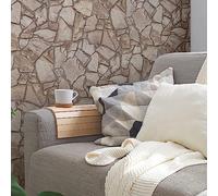 A.S. Création Bricks & Stones 389343 - Papel pintado (10,05 x 0,53 m), diseño de piedra natural