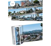 A.S. Création - Cenefa (autoadhesiva, 4 m de largo, sin repetición de diseño), diseño de ciudades