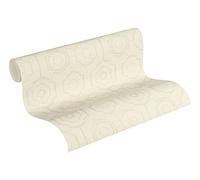 A.S. Création Etnic Origin 371772 37177-2 - Papel pintado (10,05 x 0,53 m), color crema, gris y beige