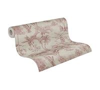 A.S. Création Jungle 380213 38021-3 - Papel pintado (10,05 m x 0,53 m), color marrón y rojo