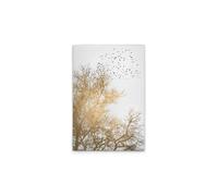 A.S. Création Lienzo decorativo para pared, diseño de corona de árbol, color blanco y dorado, 50 x 75 cm, DD131769