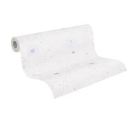 A.S. Création Lilly & Luis papel pintado no tejido con motivo para niños en beige, azul, crema - papel pintado universo 10,05 x 0,53 m Made in Germany - 771311