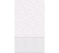 A.S. Création Lilly & Luis papel pintado no tejido con motivo para niños en crema, rosa - papel pintado con ramas 8,80 x 0,53 m - 770751