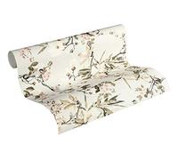 Michalsky Living 364982 36498-2 Dream Again - Papel pintado (10,05 m x 0,53 m), color crema y verde