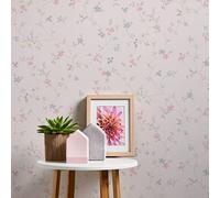 Livingwalls Papel pintado Maison Charme 390712 – 10,05 x 0,53 m, crema, verde, azul y rosa