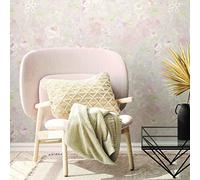 A.S. Création Natural Living 386364 - Papel pintado floral (10,05 x 0,53 m, fabricado en Alemania), color gris