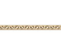 A.S. Création Only Borders 10 119025 1190-25 - Cenefa autoadhesiva (10,05 m x 0,05 m), color beige y marrón