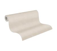 A.S. Création papel pintado con estructura en crema, beige - papel pintado en relieve 10,05 x 0,53 m - 393392