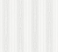 A.S. Création Papel pintado Concerto 3 a rayas, 10,05 m x 0,53 m, color blanco, fabricado en Alemania 765819 7658-19