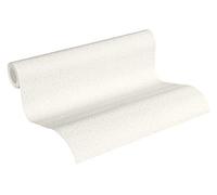 A.S. Création Papel Pintado De Flores Blooming Papel pintado tejido no tejido 10.05 m x 0.53 m Blanco Plata Fabricado en Alemania 372651 37265-1