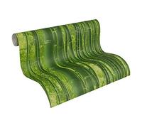 A.S. Création papel pintado de papel Authentic walls verde 10,05 m x 0,53 m 938718