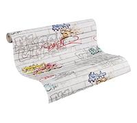 A.S. Création papel pintado de papel Boys & Girls colorido blanco 10,05 m x 0,53 m 935611