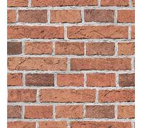 A.S. Création papel pintado de papel Dekora Natur gris rojo 10,05 m x 0,53 m 779816