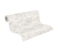 A.S. Création Papel pintado de pared, color blanco y gris, 395483, 10,05 x 0,53 m, fabricado en Alemania