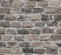 A.S. Création Papel pintado de piedra, gris, marrón, A.S. Création Bricks & Stones 388143, 10, 05 m x 0, 53 m, fabricado en Alemania, 10,05 m x 0,53 m