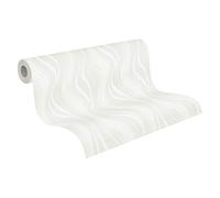 A.S. Création papel pintado de tejido-no-tejido Avenzio blanco 10,05 m x 0,53 m 247919
