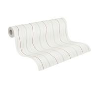 A.S. Création papel pintado de tejido-no-tejido Avenzio crema rojo 10,05 m x 0,53 m 249531