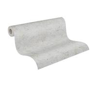 Papel Pintado Liso Elements A.S. Création Papel pintado tejido no tejido 10.05 m x 0.53 m Gris Fabricado en Alemania 369112 36911-2