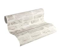 A.S. Création Papel Pintado Efecto Piedra Elements Papel pintado tejido no tejido 10.05 m x 0.53 m Gris Fabricado en Alemania 355804 35580-4