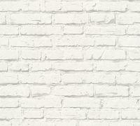 A.S. Création Papel Pintado Efecto Piedra Elements Papel pintado tejido no tejido 10.05 m x 0.53 m Gris Blanco Fabricado en Alemania 343992 34399-2