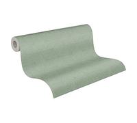 A.S. Création Papel pintado gráfico verde y blanco Antigua 390913 - Papel pintado geométrico no tejido, 10,05 m x 0,53 m, fabricado en Alemania