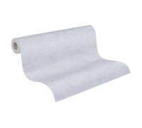 A.S. Création Papel pintado infantil Lilly & Luis Papel pintado no tejido de un solo color - 10,05 m x 0,53 m - Gris - Fabricado en Alemania - 771786