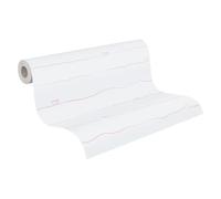 A.S. Création Papel pintado infantil Little Love de 10,05 x 0,53 m, color rosa y blanco, fabricado en Alemania 381402 38140-2