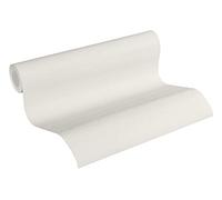 A.S. Création Papel Pintado Liso Blooming Papel pintado tejido no tejido 10.05 m x 0.53 m Crema Fabricado en Alemania 372682 37268-2