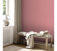A.S. Création Papel pintado liso, color rosa Attractive 2 390308 - Papel pintado no tejido, 10,05 m x 0,53 m, fabricado en Alemania