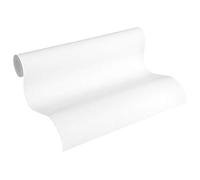 A.S. Création Papel Pintado Liso Elements Papel pintado tejido no tejido 10.05 m x 0.53 m Blanco Fabricado en Alemania 362066 36206-6