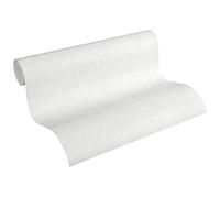 A.S. Création Papel Pintado Liso Elements Papel pintado tejido no tejido 10.05 m x 0.53 m Fabricado en Alemania 362074 36207-4, Gris y Blanco
