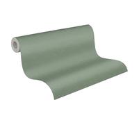 A.S. Création Papel Pintado Liso Ethnic Origin Papel pintado tejido no tejido 10.05 m x 0.53 m Verde Fabricado en Alemania 371787 37178-7