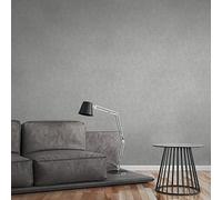 A.S. Création Papel pintado liso gris Terra 389222 - Papel pintado no tejido, 10,05 m x 0,53 m, fabricado en Alemania
