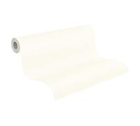 A.S. Création Papel Pintado Liso Hygge Papel pintado tejido no tejido 10.05 m x 0.53 m Blanco Fabricado en Alemania 363791 36379-1