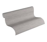 A.S. Création Papel Pintado Madera Elements Papel pintado tejido no tejido 10.05 m x 0.53 m Crema Marrón Negro Fabricado en Alemania 368931 36893-1