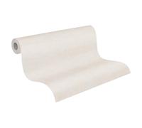 A.S. Création Papel pintado monocolor con estructura crema beige - Jade 395038 - Papel pintado de alta calidad para diferentes espacios - 10,05 m x 0,53 m - Fabricado en Alemania