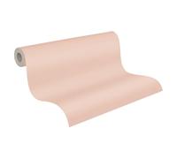 A.S. Création Papel pintado monocromático, color rosa, Antigua 390982, 10,05 m x 0,53 m, fabricado en Alemania