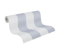 A.S. Création Papel pintado no tejido con rayas en gris claro - Papel pintado a rayas de alta calidad 397935 - 10,05 m x 0,53 m - Papel pintado para salón - Fabricado en Alemania