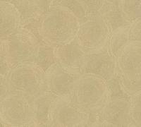 A.S. Création Papel pintado no tejido Hygge 3 en color marrón, amarillo - Papel pintado en estilo étnico con círculos en 10,05 m x 0,53 m - Fabricado en Alemania