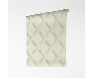 A.S. Création papel pintado TNT con logotipo Versace en gris, blanco - papel pintado de diseño de lujo 10,05 m x 0,70 m - 791331