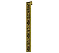 A.S. Création Papel Pintado Versace Barroco Oro Amarillo Negro Tejido No Tejido 5.00 m x 0.09 m Fabricado en Alemania 343051 34305-1