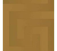 A.S. Création Papel pintado Versace Papel Pintado Liso Papel pintado tejido no tejido 10.05 m x 0.70 m Oro Fabricado en Alemania 935232 93523-2